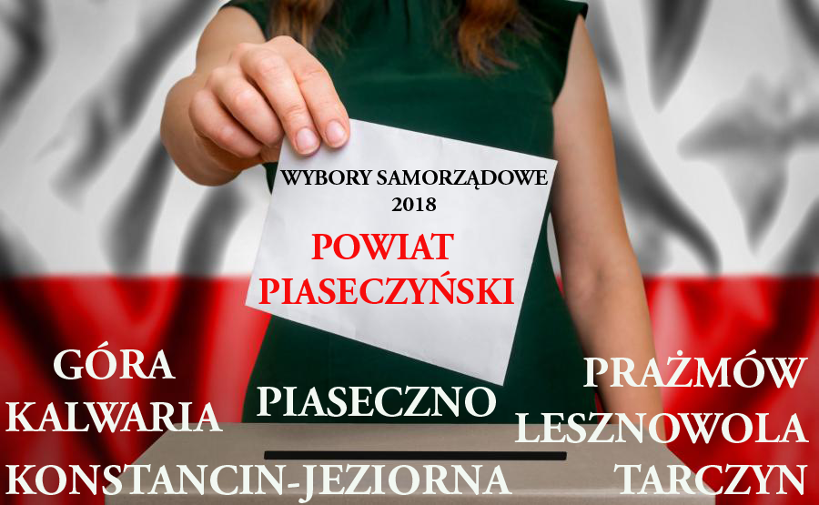 Idę na Wybory Samorządowe 2018 Powiat Piaseczyński