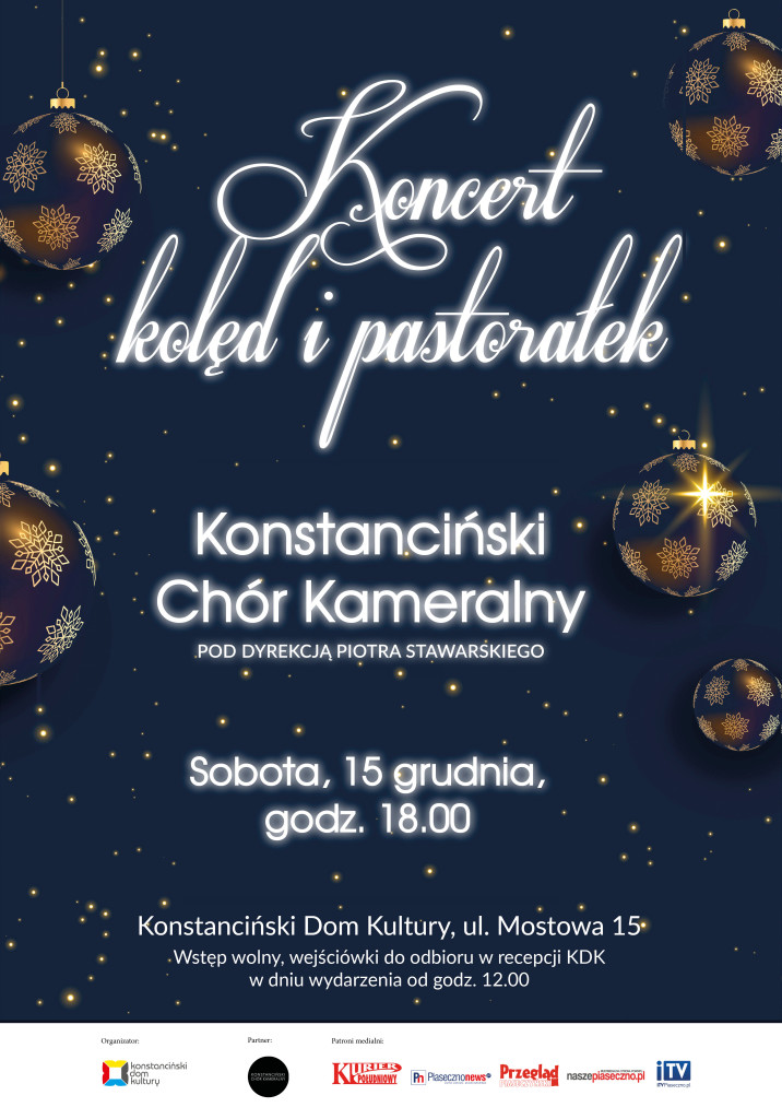 Koncert kolęd i pastorałek w Konstancinie-Jeziornej
