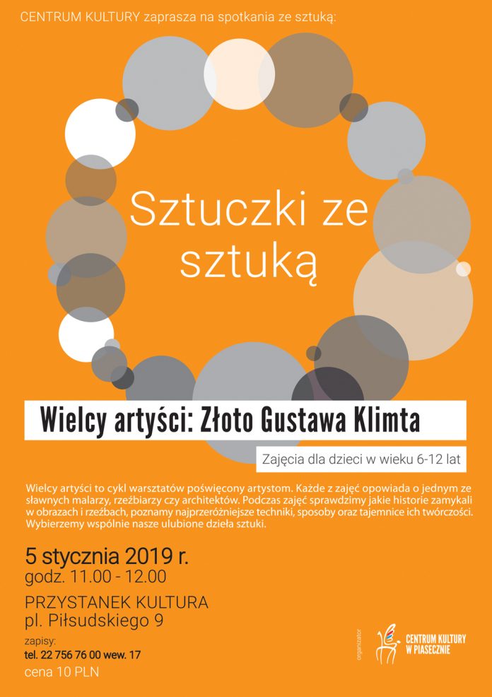Polscy artyści: Złoto Gustawa Klimta w Piasecznie