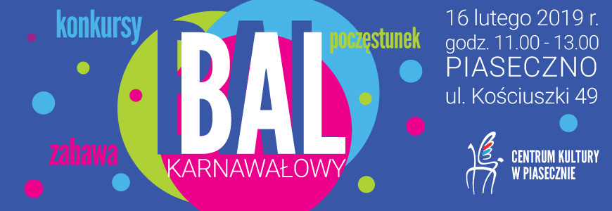 Bal Karnawałowy dla dzieci w Piasecznie