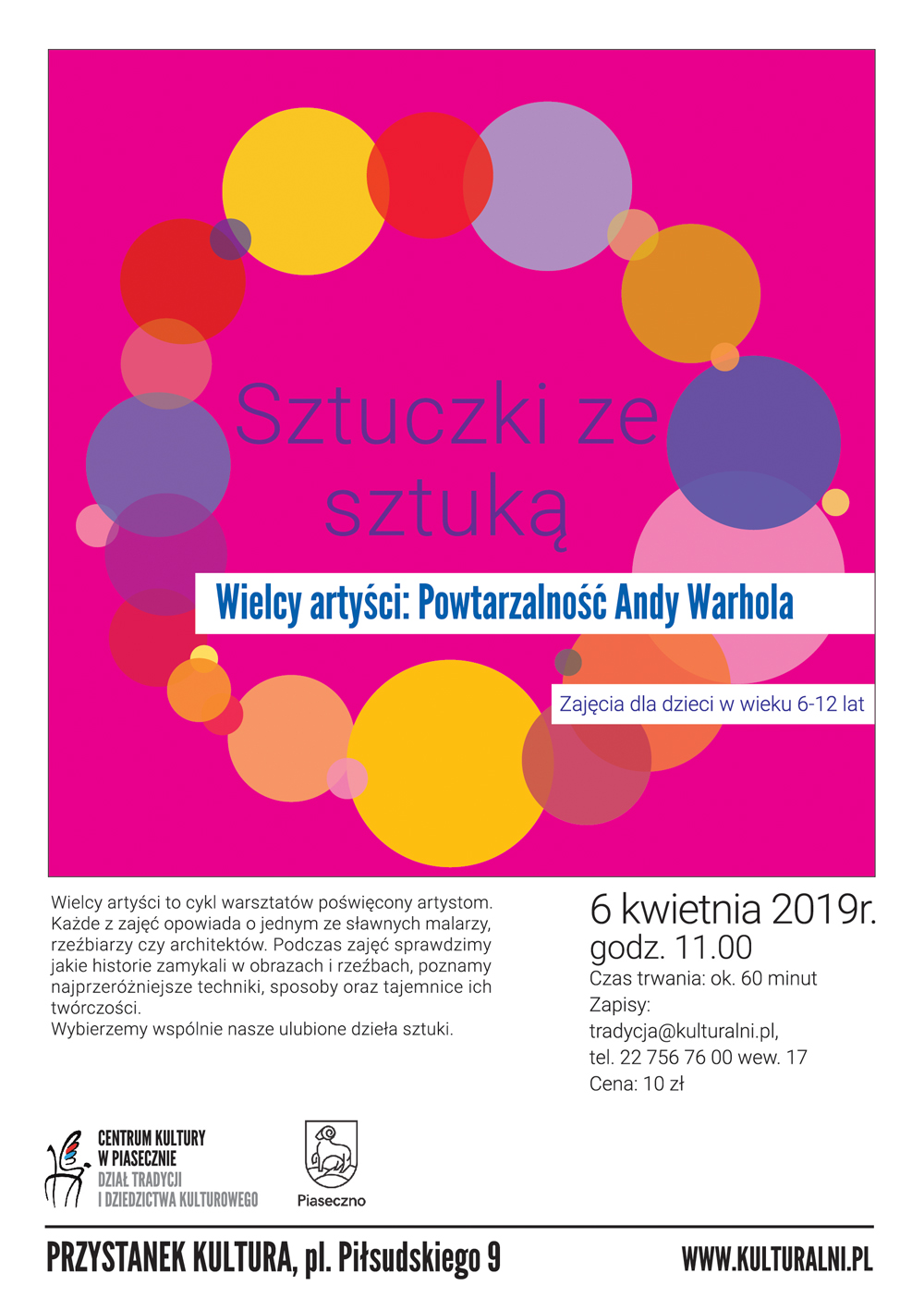 Wielcy artyści: Powtarzalność Andy Warhola Piaseczno