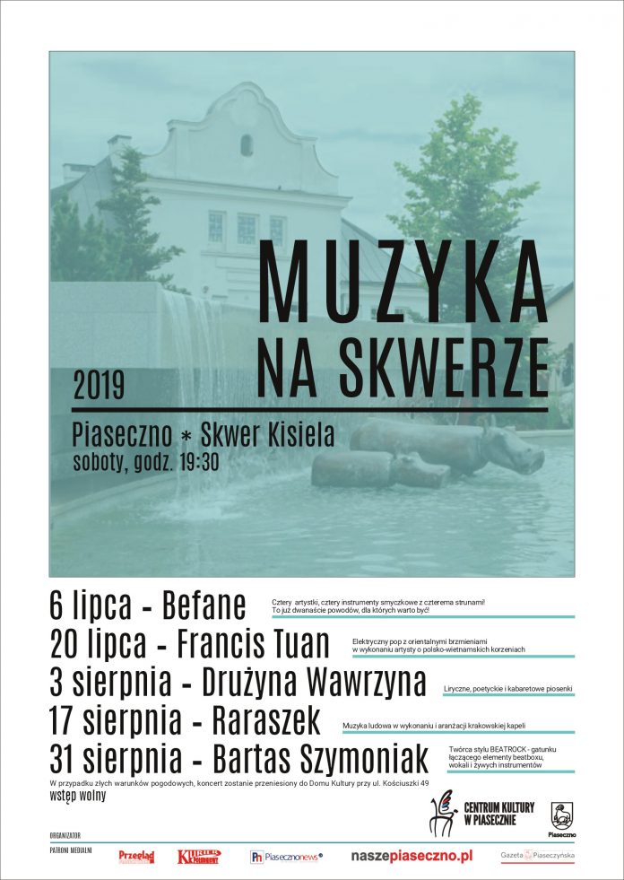 Francis Tuan - Muzyka na Skwerze Kisiela w Piasecznie